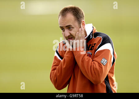 Calcio - fa Academy Premier League - Charlton Athletic v Coventry City - Sparrows Lane. Charlton Athletic Academy scienziato sportivo Mike Hurn Foto Stock