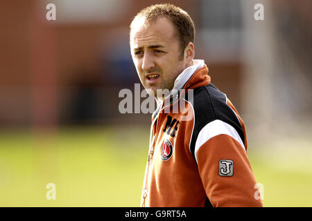 Calcio - fa Academy Premier League - Charlton Athletic v Coventry City - Sparrows Lane. Charlton Athletic Academy scienziato sportivo Mike Hurn Foto Stock