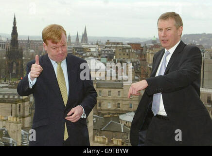 Scottish liberal-democratici campagna elettorale lancio Foto Stock