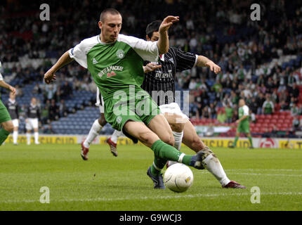 Calcio - Tennent's Coppa Scozzese Semi-Final Replay - Dunfermline Athletic v Hibernian - Hampden Park Foto Stock