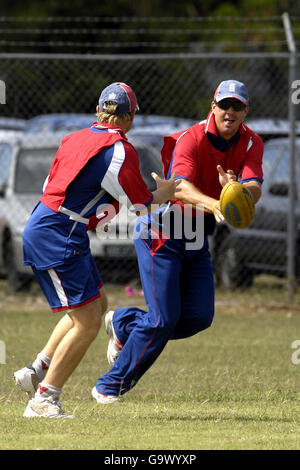 Cricket - ICC Cricket World Cup 2007 - Inghilterra sessione di formazione - Barbados Foto Stock