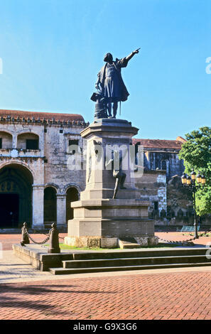 Columbus memorial, la storica città di sto. Santo Domingo, Repubblica Dominicana, America, Caribbbean / Santo Domingo Foto Stock