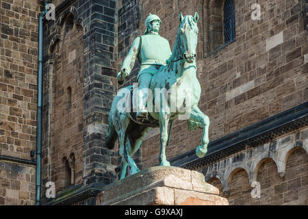 Statua di Otto von Bismarck, Brema Foto Stock