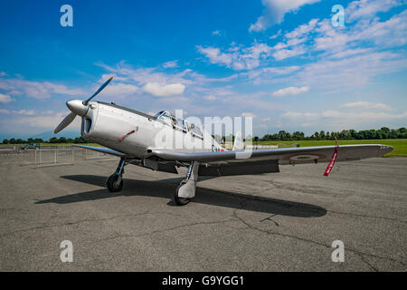 Italia Torino Collegno Aereoclub evento Luglio 2, 2016 l'Aeroporto Centennial Torino Aeritalia - 1916/2016 - Aereo Credito: Davvero Facile Star/Alamy Live News Foto Stock