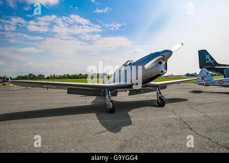 Italia Torino Collegno Aereoclub evento Luglio 2, 2016 l'Aeroporto Centennial Torino Aeritalia - 1916/2016 - Aereo Credito: Davvero Facile Star/Alamy Live News Foto Stock