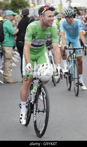 Granville (Francia), 4 luglio 2016 Mark Cavendish dal quarto gradino Granville - Angers Credito: Laurent Lairys / Agenzia Locevaphotos / Alamy Live News Foto Stock