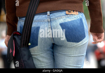 Jeans boom di vendite Foto Stock