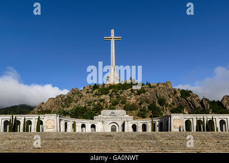 Valle dei Caduti (Valle de los Caidos), provincia di Madrid, Spagna. Foto Stock