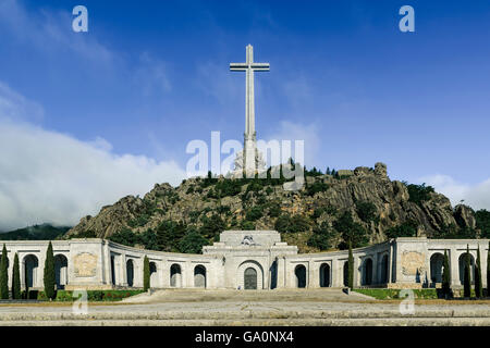 Valle dei Caduti (Valle de los Caidos), provincia di Madrid, Spagna. Foto Stock