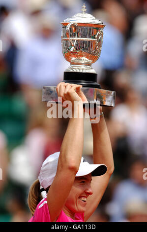 Tennis - 2007 francesi aperti - giorno quattordici - Womens finale - Roland Garros Foto Stock