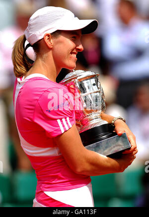 Tennis - 2007 francesi aperti - giorno quattordici - Womens finale - Roland Garros Foto Stock