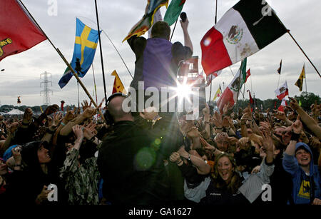 Glastonbury Festival 2007 Foto Stock