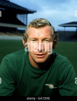 Calcio - Football League prima Divisione - Fotocall Arsenale. Bob Wilson, portiere dell'Arsenale Foto Stock