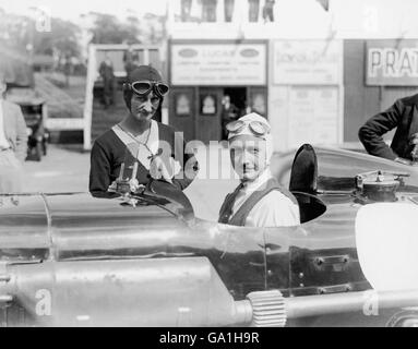 Motor Racing - Sir Henry Birkin - Brooklands Foto Stock