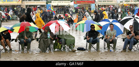 Glastonbury Festival 2007 Foto Stock