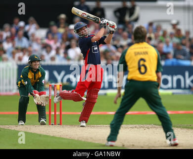 Il top di Steven Croft di Lancashire Lightening ha segnato per la sua squadra con un inning di 33 anni durante la partita della Twenty20 Cup Northern Section a Trent Bridge, Nottingham. Foto Stock