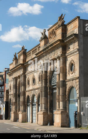 Mercato del Pesce trasformato in Briggait artisti, Glasgow, Scotland, Regno Unito, Foto Stock