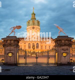 Il Palazzo di Charlottenburg, Berlino Foto Stock