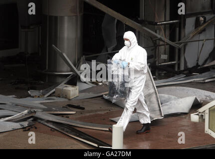 Fallito attentato all'automobile intrappolata a Glasgow Airport Foto Stock