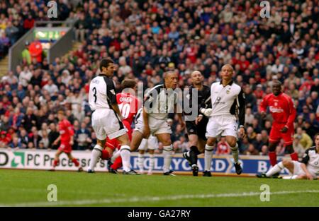 Calcio - Barclaycard FA Premiership - Liverpool v Manchester United Foto Stock