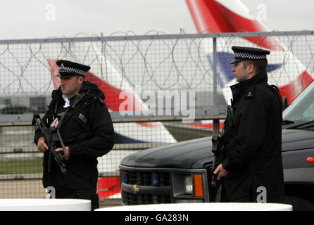 Minaccia terroristica Foto Stock
