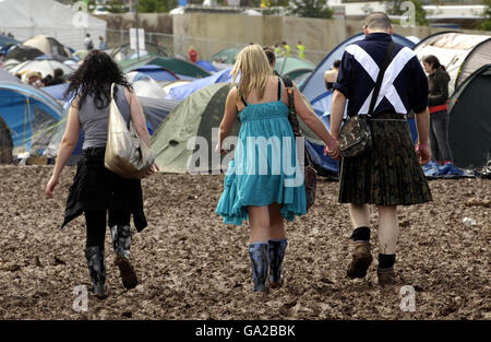 T nel Parco Festival - Scozia Foto Stock