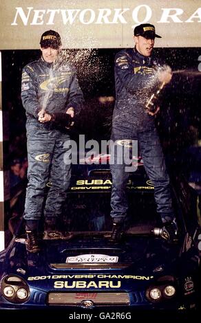 Motor Sport- World Rally Championship - Network Q Rally di Gran Bretagna 2001 - fine Foto Stock