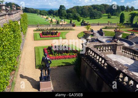 Osborne House, ex residenza reale, costruito 1845-1851 per la Regina Vittoria e il principe Alberto, East Cowes, Isle of Wight, Inghilterra, Foto Stock