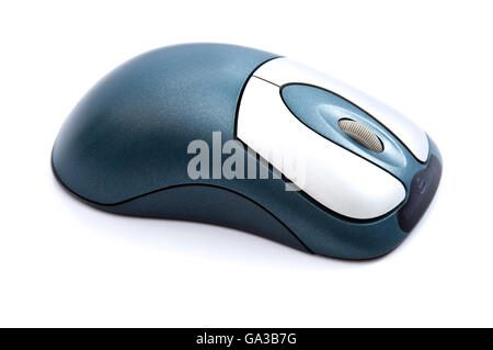 Internet Wireless Mouse isolati su sfondo bianco Foto Stock