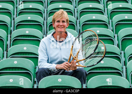 Judy Murray, madre della campionessa di tennis Andy Murray Foto Stock