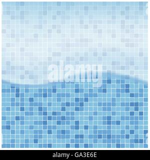 Piscina acqua sullo sfondo Illustrazione Vettoriale