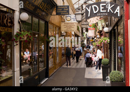 Passaggio des Panoramas, Parigi, Francia, Europa Foto Stock