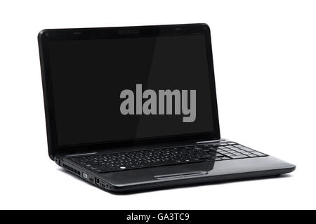 Notebook aziendale isolati su sfondo bianco Foto Stock