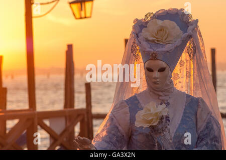 Maschera di Venezia festival Foto Stock