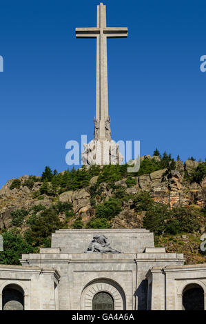 Valle dei Caduti (Valle de los Caidos), provincia di Madrid, Spagna. Foto Stock