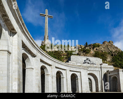 Valle dei Caduti (Valle de los Caidos), provincia di Madrid, Spagna. Foto Stock