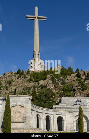 Valle dei Caduti (Valle de los Caidos), provincia di Madrid, Spagna. Foto Stock