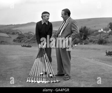 Golf - Lavinia Martin e Henry Longhurst Foto Stock