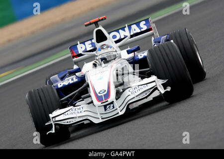 Formula uno Motor Racing - Gran Premio di Francia - gara - Magny Cours. Nick Heidfeld, BMW Sauber Foto Stock