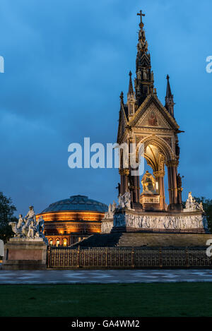 Albert Memorial in Kensington Gardens, Londra Foto Stock