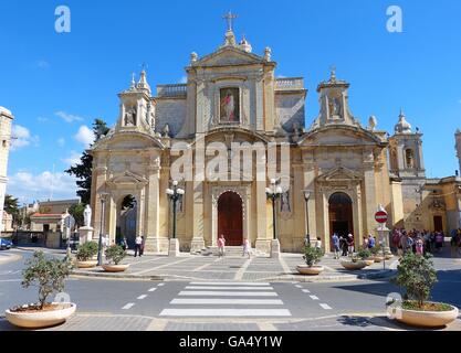 St Pauls Chiesa a Rabat, Malta Foto Stock