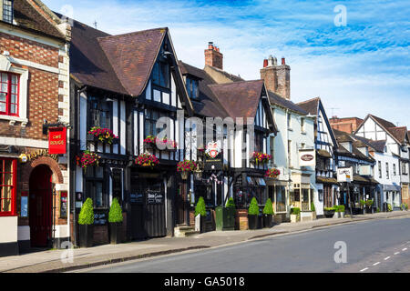 Rose & Crown, su Sheep Street, Stratford upon Avon. Foto Stock