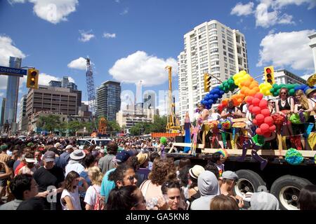 3rd luglio, 2016. Giornata di orgoglio gay a Toronto Foto Stock