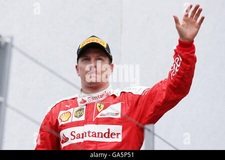 Spielberg, Austria. 03 Luglio, 2016. Motorsports: FIA Formula One World Championship 2016, il Grand Prix di Austria, #7 Kimi Raikkonen (FIN, la Scuderia Ferrari), © dpa/Alamy Live News Foto Stock