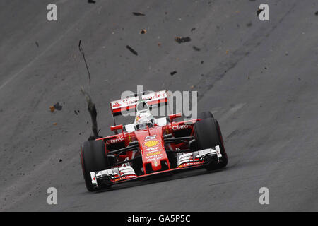 Spielberg, Austria. 03 Luglio, 2016. Motorsports: FIA Formula One World Championship 2016, il Grand Prix di Austria, #5 Sebastian Vettel (GER, la Scuderia Ferrari), © dpa/Alamy Live News Foto Stock