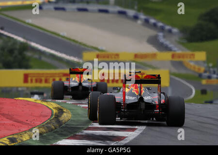 Spielberg, Austria. 03 Luglio, 2016. Motorsports: FIA Formula One World Championship 2016, il Grand Prix di Austria, #3 Daniel Ricciardo (AUS, Red Bull Racing), © dpa/Alamy Live News Foto Stock