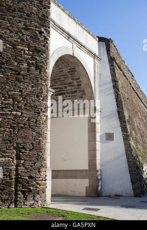 Lugo, Spagna: Puerta del Obispo Izquierdo Foto Stock