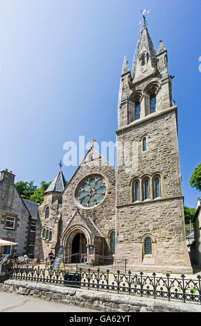 La Gallery Shop e Caffetteria il Tobermory Chiesa Evangelica Main Street Tobermory Isle of Mull Scotland Foto Stock