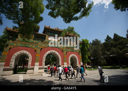 Pechino Guozijian - Imperial College Museo, a Pechino, Cina Foto Stock