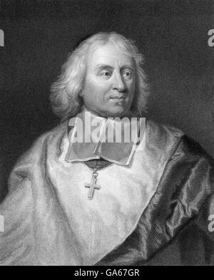 Jacques-Bénigne Bossuet, 1627-1704, un vescovo francese e teologo Foto Stock